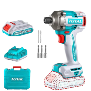 Destornillador Total de 1/4 con batería