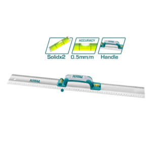 Regla de aluminio con nivel de 60 cmts