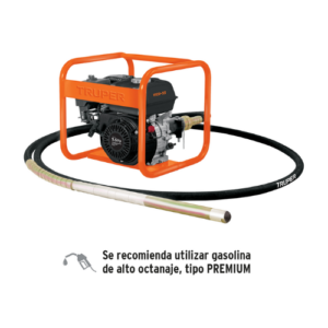 Vibrador para concreto con motor a gasolina, 5.5 HP, Truper