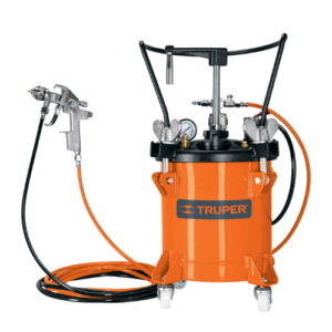 Tanque para pintura con manguera y pistola, 10 litros