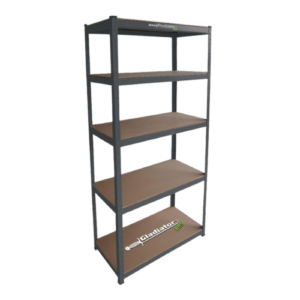 Estante metálico de 5 niveles, 175 kg