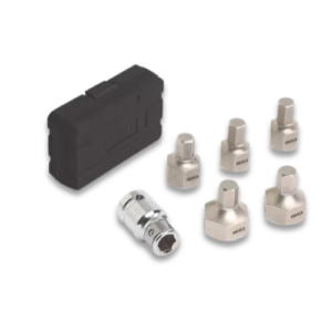 Kit de puntas hexagonales para motocicleta 6 pzas