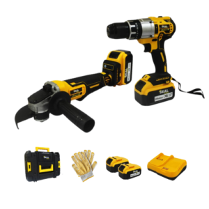 COMBO TALADRO PERCUTOR Y ESMERILADORA  24 V