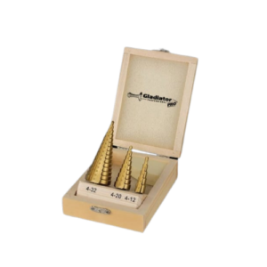 Juego de brocas escalonadas de 4 a 32 mm