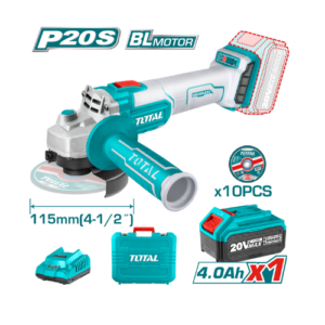 Esmeriladora angular de 4 1/2" de 20 V con 1 batería