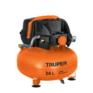 COMPRESOR LIBRE DE ACEITE, 24L EN 2-2/3HP