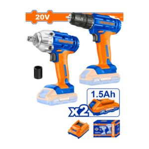 Combo Wadfow 20V Taladro + Pistola Impacto