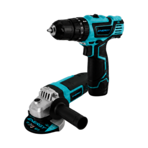 Combo Taladro Percutor 12V y Esmeriladora 4 1/2" 800W