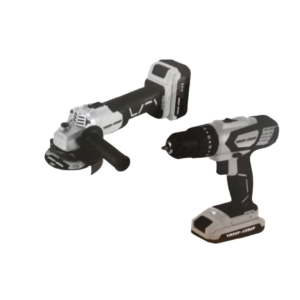 Combo Esmeriladora 4 1/2" y Taladro Percutor de 20 V