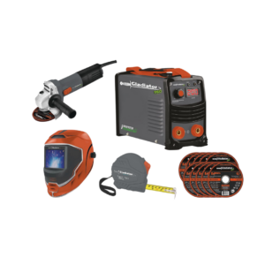 Combo Inversor 200 AMP + Máscara + Esmeriladora + Cinta y Discos