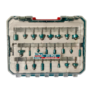 Juego de 24 Brocas para Router de 1/4"