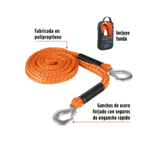 Cuerda para Remolque de 4,5 MTS 2,000 Kilos