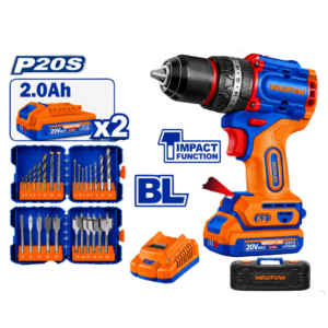 Taladro Percutor 20V 62NM 3PCS/SET Wadfow